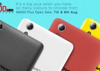 Lenovo A6000 Plus open sale