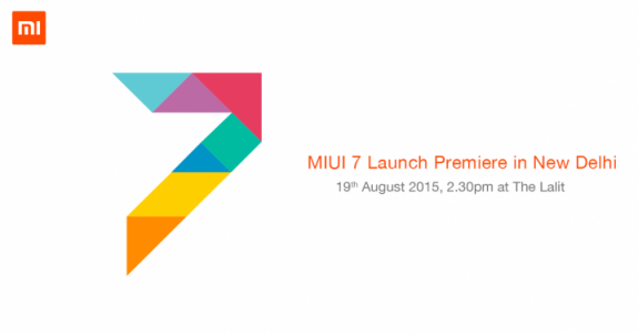 MIUI 7 Launch India