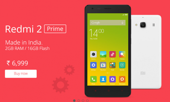 Redmi2 Prime India