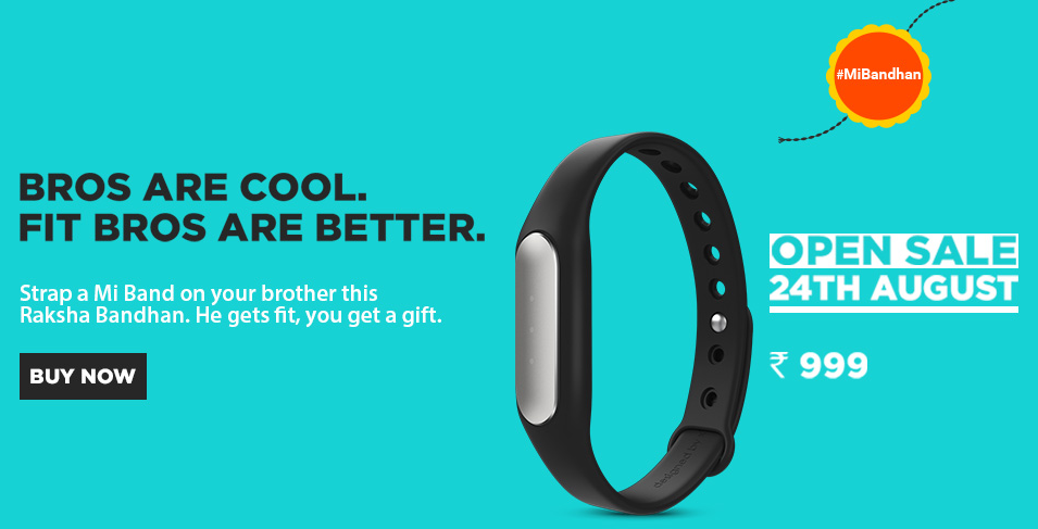 Xiaomi Mi Band Open Sale August