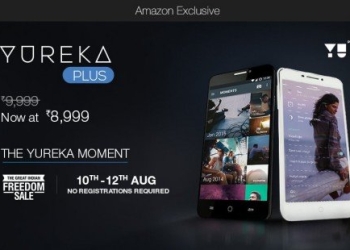 Yu Yureka Plus Open Sale India