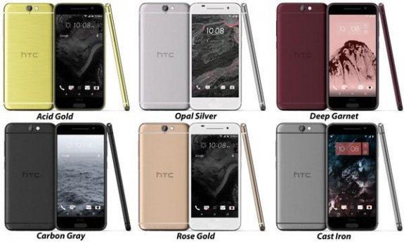 HTC Aero colours