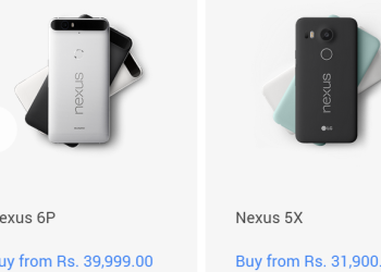 Nexus 5X 6P India pricing