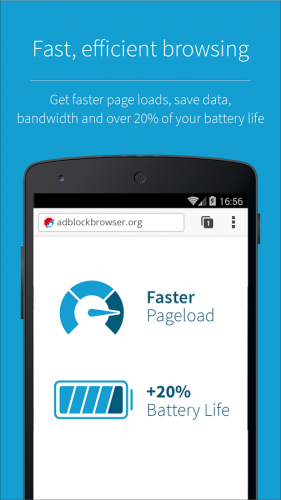 Adblock browser for android