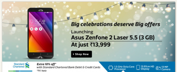 ASUS Zenfone 2 Laser 3GB RAM SD615