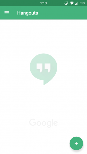 Google Hangouts 5.0 App Update