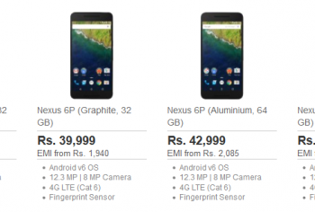 Nexus 6P pre order Flipkart India