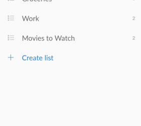 Wunderlist for Android 3.4
