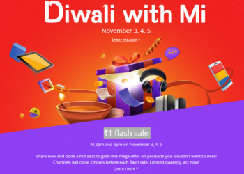 Xiaomi 1 Rupee Flash Sale