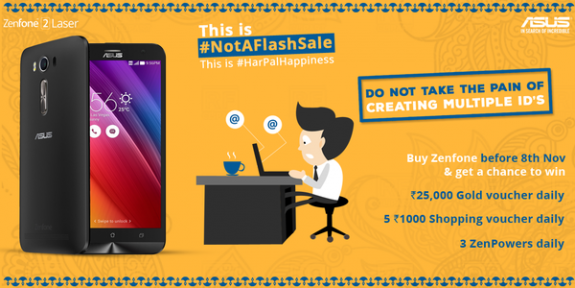 ASUS Har Pal Happiness Offer 2015