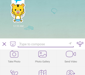 Viber for Android Send File option