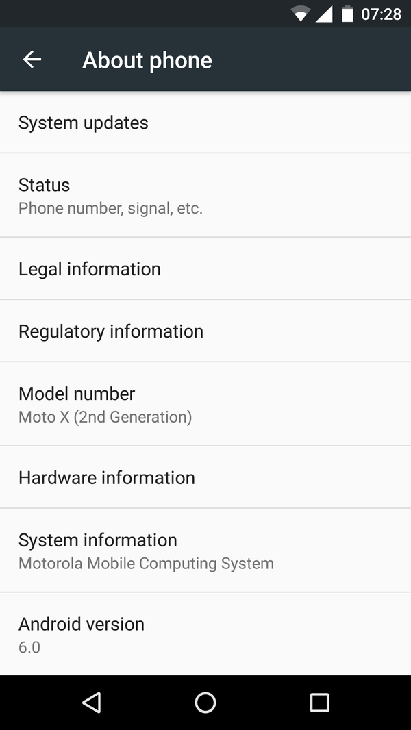 Android 6.0 Marshmallow Update for Moto X