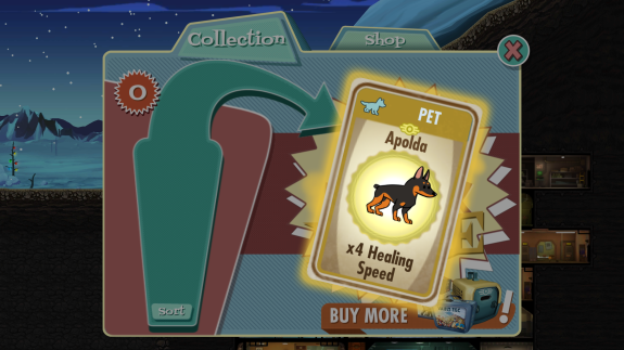 Fallout Shelter Pet unlock