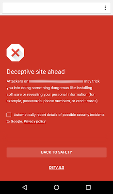 Google Chrome Safe Browsing for Android