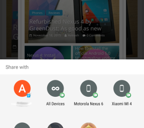 Google Now On Tap Send Screenshot