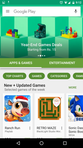 Google Play Year End Games Deals