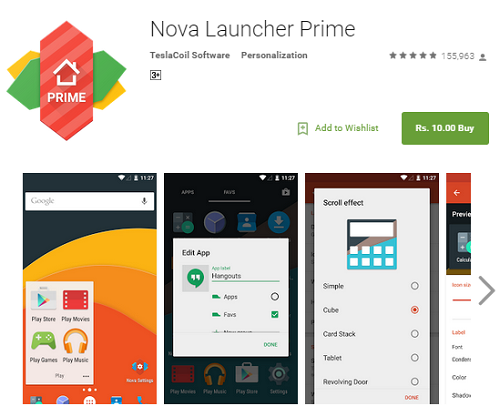 Nova Launcher Prime