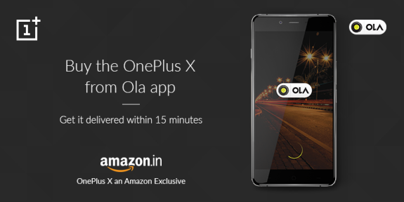 OnePlusX 15 minute delivery OLA