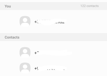 Viber Material Design Android Contacts
