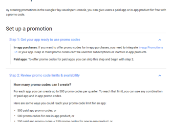 Google Play Promo Codes