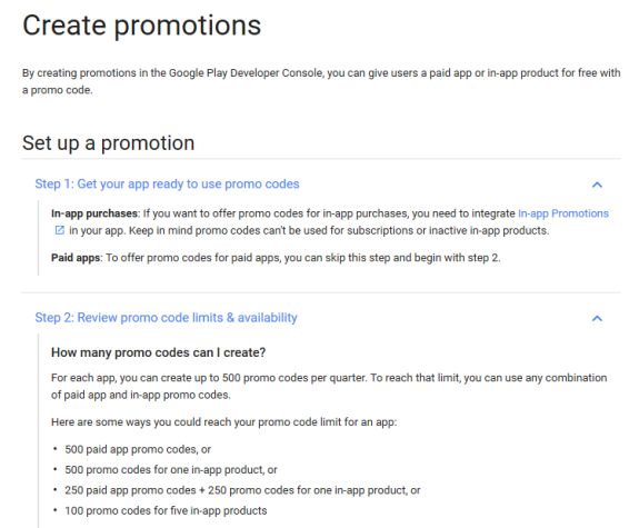Google Play Promo Codes