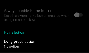 Oneplus X on screen navigation