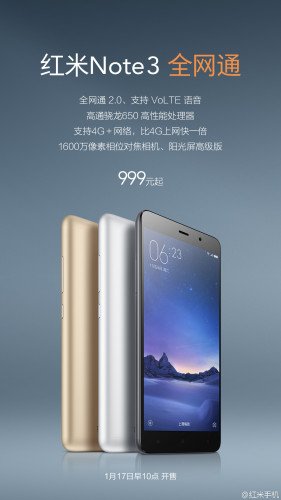 Redmi Note 3 Snapdragon