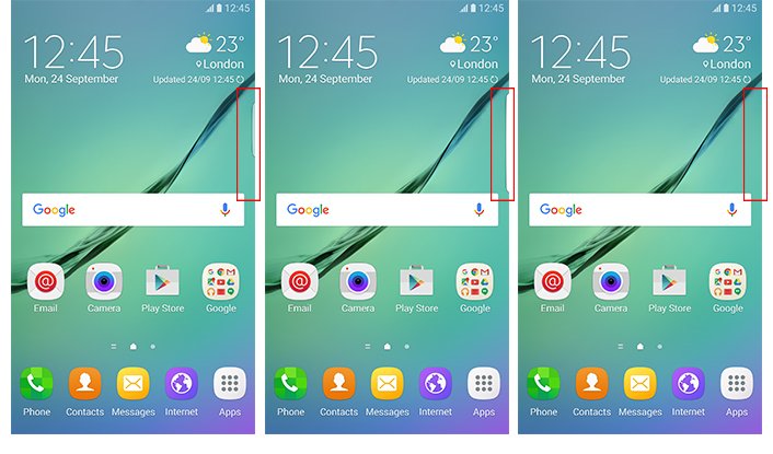 Galaxy S6 Enhanced Edge Handle