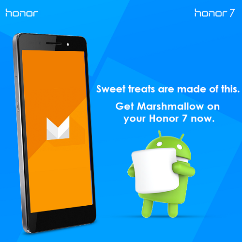 Huawei Honor 7 Android 6.0 Marshmallow OTA