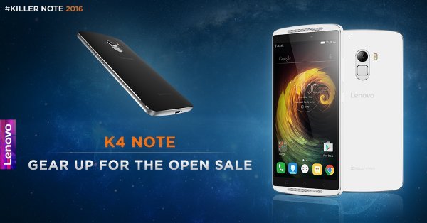 Lenovo K4 Note Open Sale