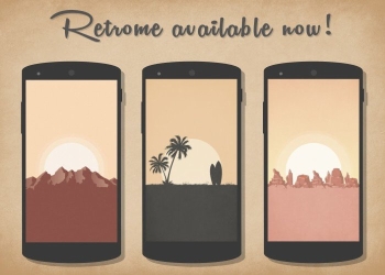 Retrome wallpapers android app