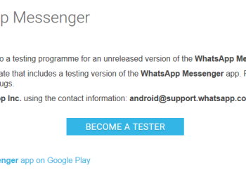WhatsApp beta Google Play Store