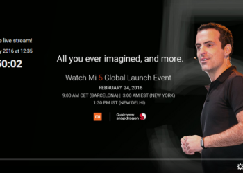 Watch Xiaomi Mi 5 launch live