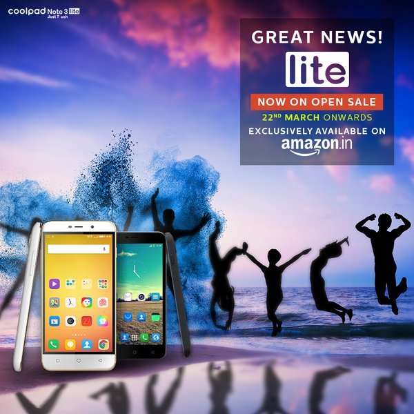 Coolpad note 3 lite open sale