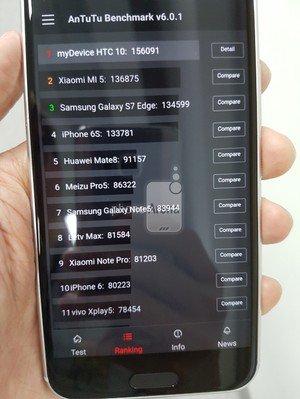 HTC 10 AnTuTu Benchmark