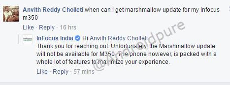 Infocus M350 marshmallow update