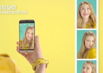 LG UX 5 auto shot selfie