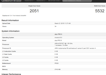 Meizu Pro 6 benchmark