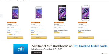 Moto G Amazon India Discount