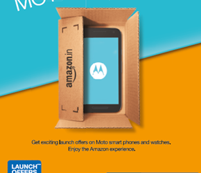 Moto on Amazon India
