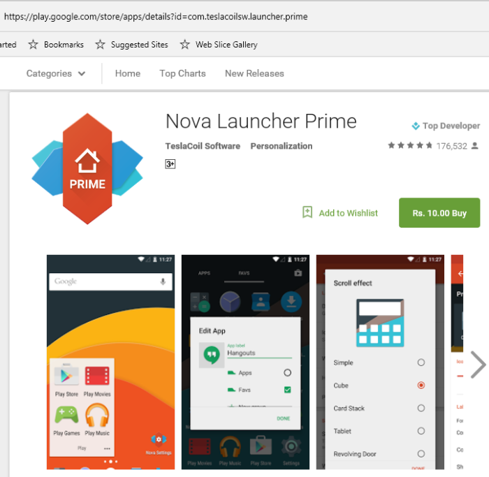 Nova Launcher Prime sale
