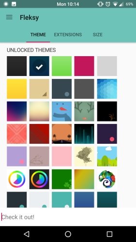 Fleksy Keyboard Theme