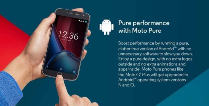 Moto G4 Plus Android N