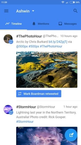 Flamingo for Twitter UI