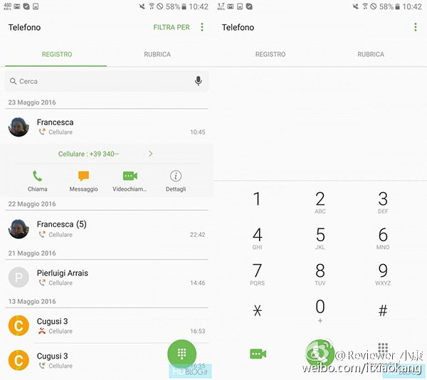Samsung Note 7 TouchWiz UI