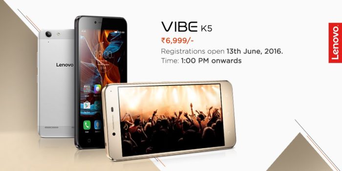 Lenovo vibe k5 India