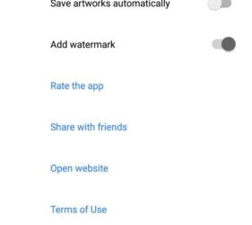 Prisma for Android Settings