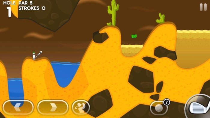 Super StickMan Golf 3 Beach Land