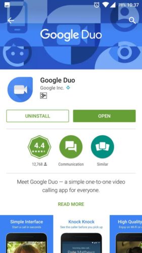 Google Duo App