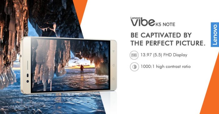 Lenovo K5 Note Display